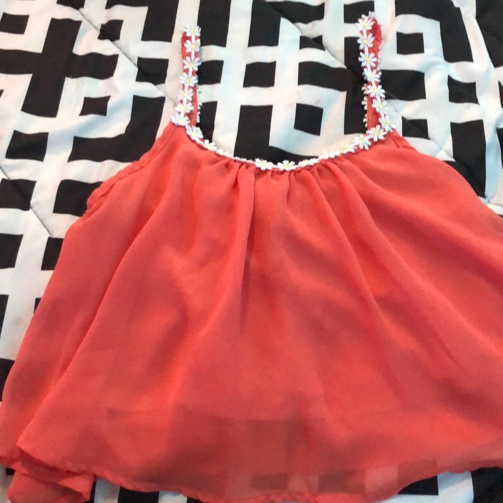 Pink crop top kind of shirt